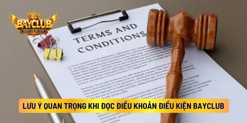 Những Lưu Ý Quan Trọng Khi Đọc Điều Khoản Điều Kiện BAYCLUB